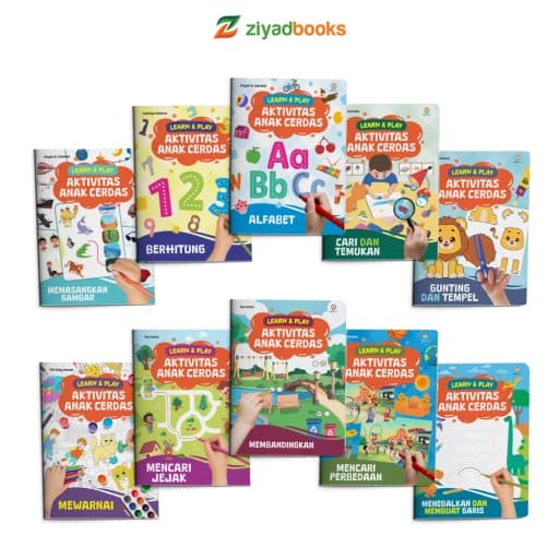 Paket Learn & Play - Aktivitas Anak Cerdas
