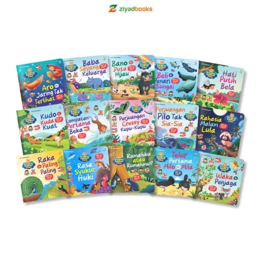 Paket Dongeng Sebelum Tidur - Cerita Hewan Indonesia (isi 15 buku)