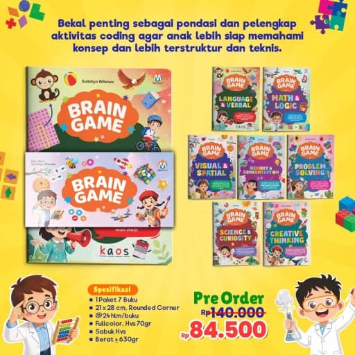 (PO) PAKET BRAIN GAME